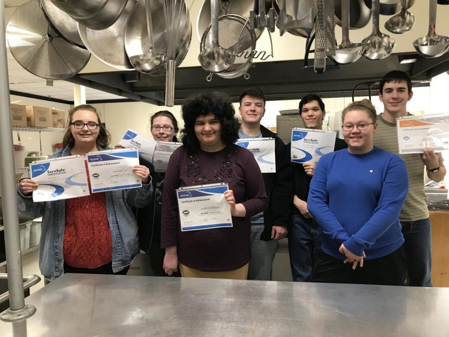 Culinary students get ServSafe certification