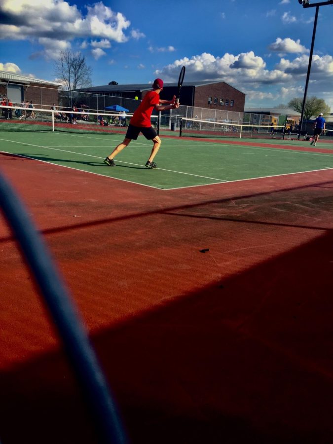 CCCHS Tennis Fighting For The Last Win