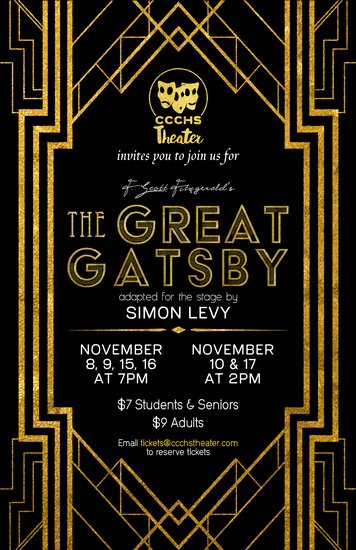 CCCHS presents a beloved classic The Great Gatsby in an effort to promote interest among juniors reading the novel in their English classes. 