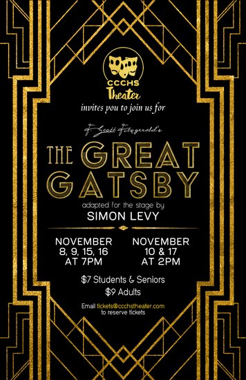 CCCHS presents a beloved classic "The Great Gatsby" in an effort to promote interest among juniors reading the novel in their English classes. 