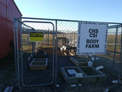 The CHS CSI Body Farm offers students the opportunity to prepare for future careers in law enforcement. 