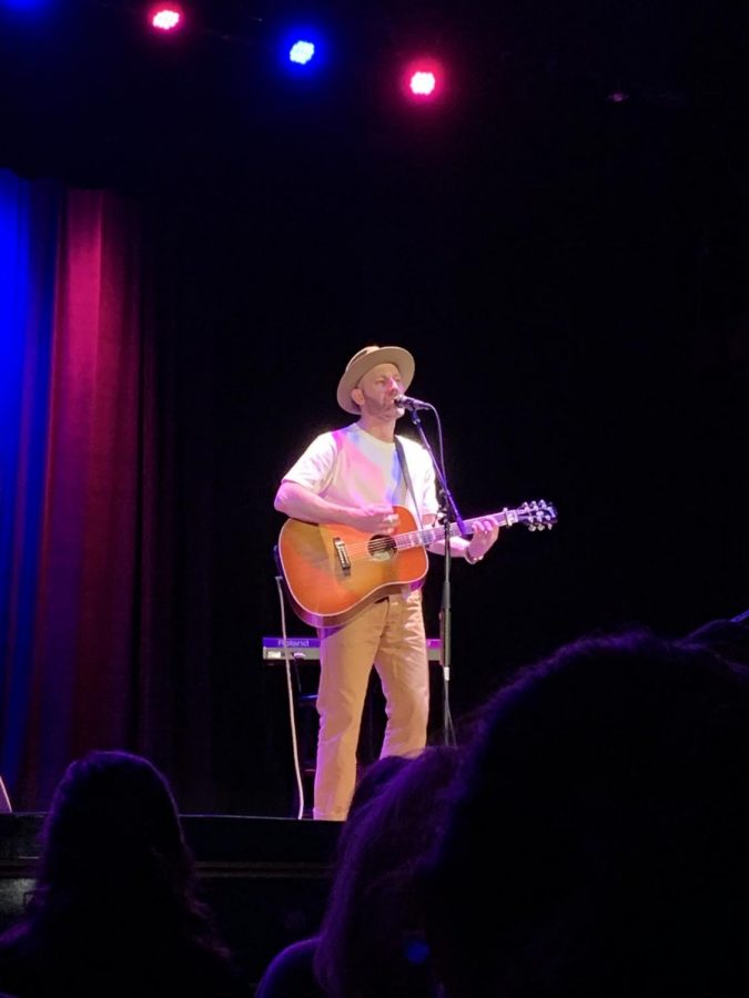 Singer-songwriter Mat Kearney performs at the Walker Theater in Chattanooga, Tenn.