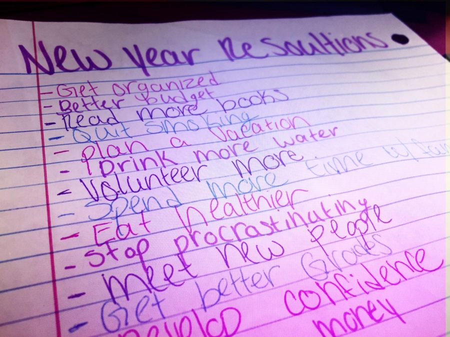 Many people write New Years Resolutions, but how often do they keep them?