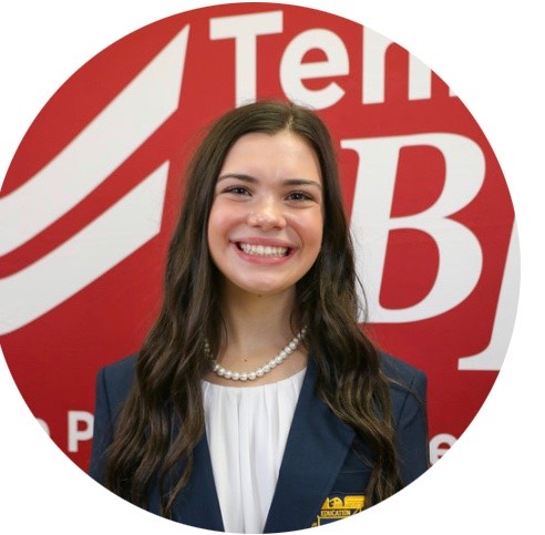 Elizabeth Brown's position as FBLA state president has led her to many opportunities!