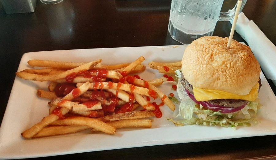 A burger and fries can be purchased for less than $10.