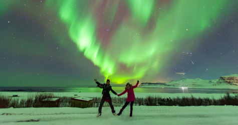 The infamous northern lights were visible in states across the nation as far south as Nebraska and Iowa on Sunday night and in the early hours of Monday morning.